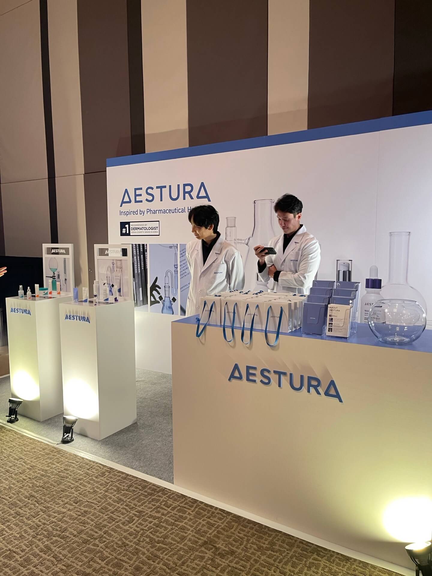 AESTURA × SFCC · 라이브 시연